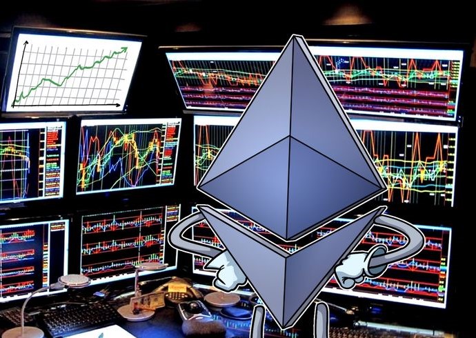 Падение цены Ethereum к доллару