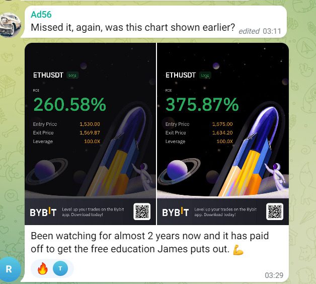 Отзывы клиентов о трейдере JamesCryptoGuru