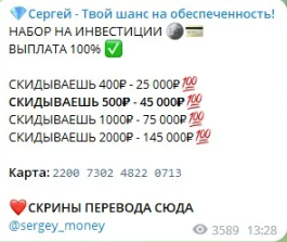 sergey money