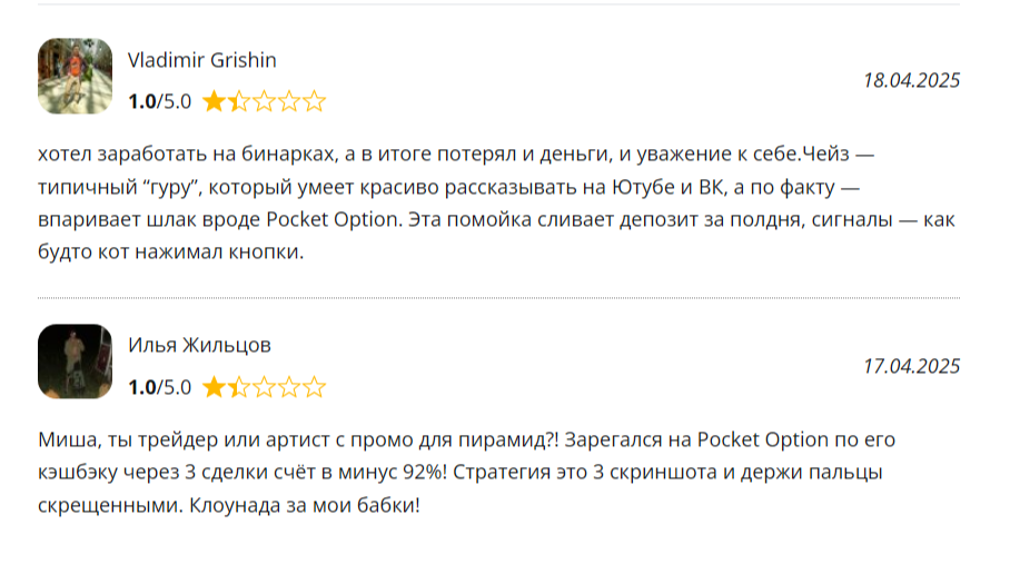 миша чейз отзывы