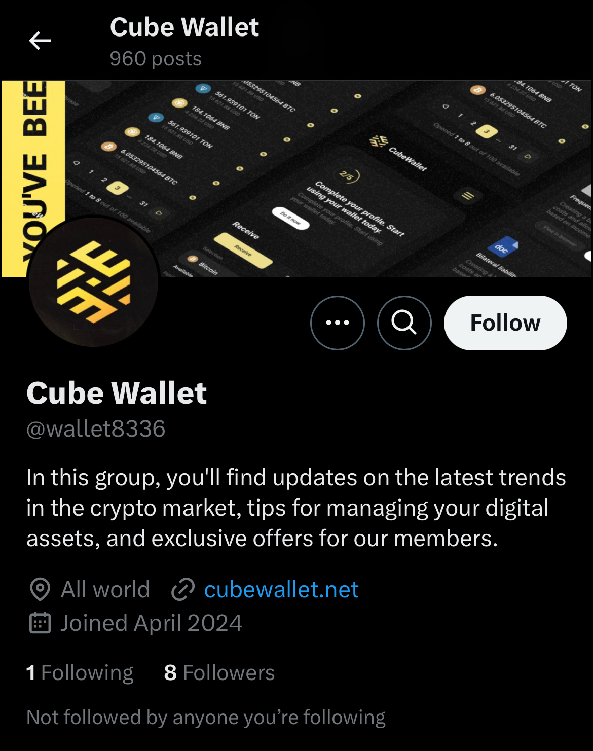 отзыв о кошельке cubewallet