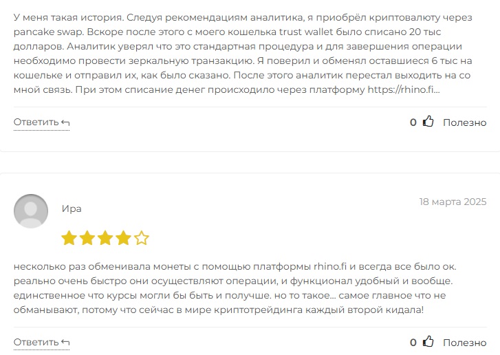 rhino fi отзывы