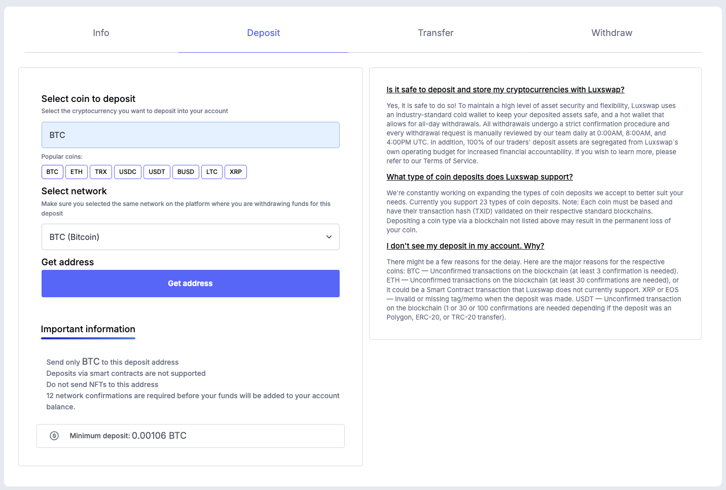 luxswap биржа