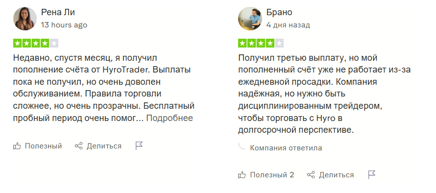 hyro trader отзывы