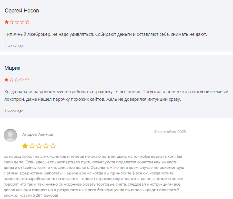 tceincvi биржа