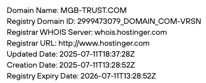 mgb trust развод