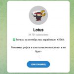 Канал Telegram Lotus @ninja_inform и @ninja_invest – Реальные Отзывы
