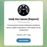 Шеф Наставник [кирилл] – Отзывы о Телеграм-канале