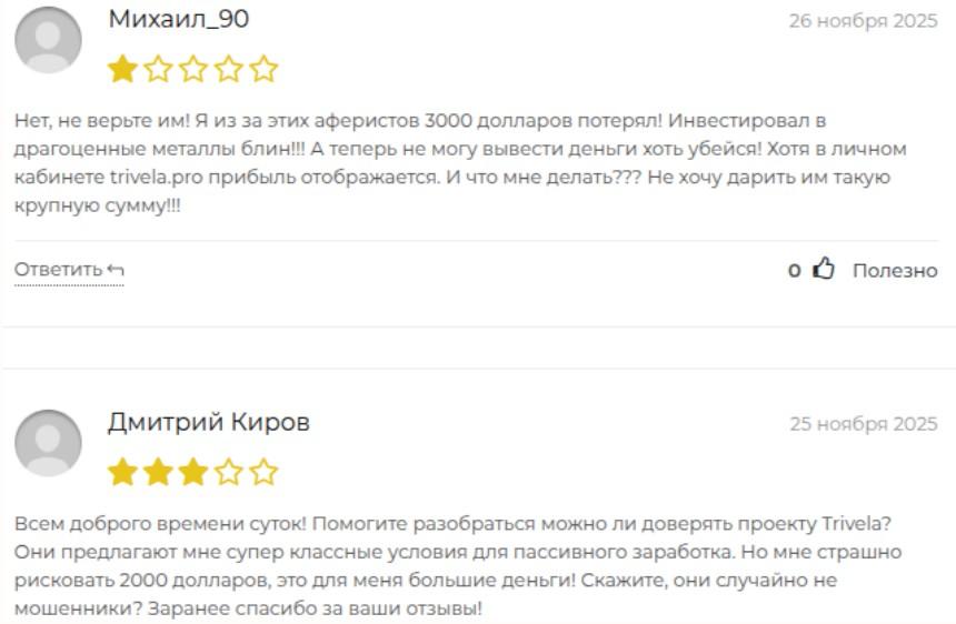 trivela отзывы биржа trivela отзывы биржа