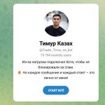 Бот Telegram Тимур Казах Trader_timur_ne_bot – Реальные Отзывы