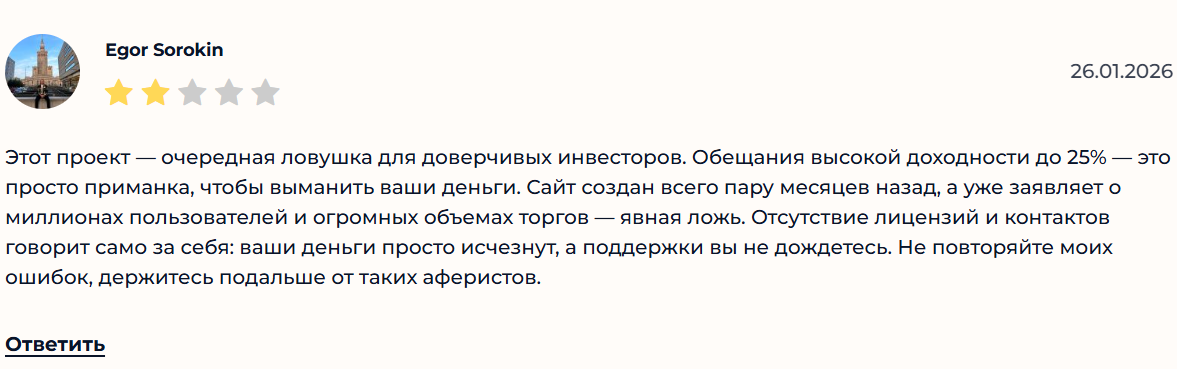 веб токен профит