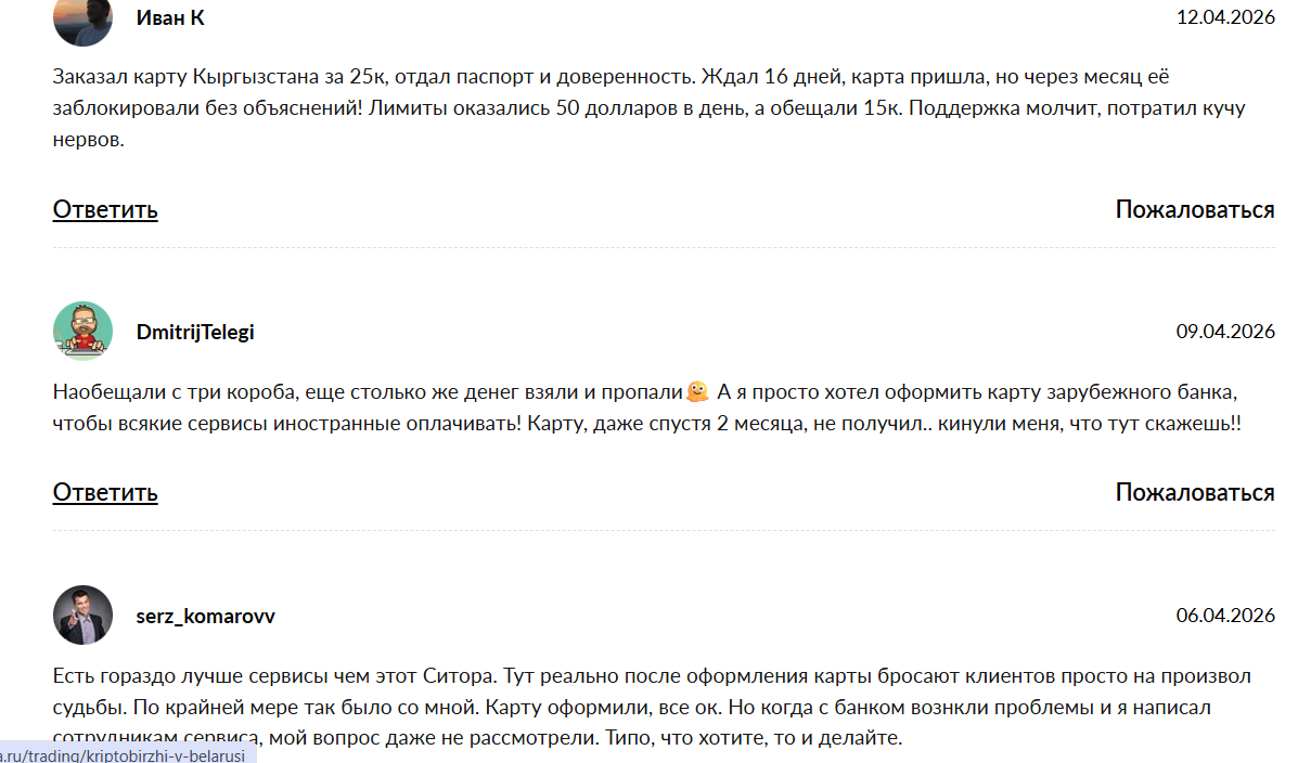 citora ru отзывы клиентов