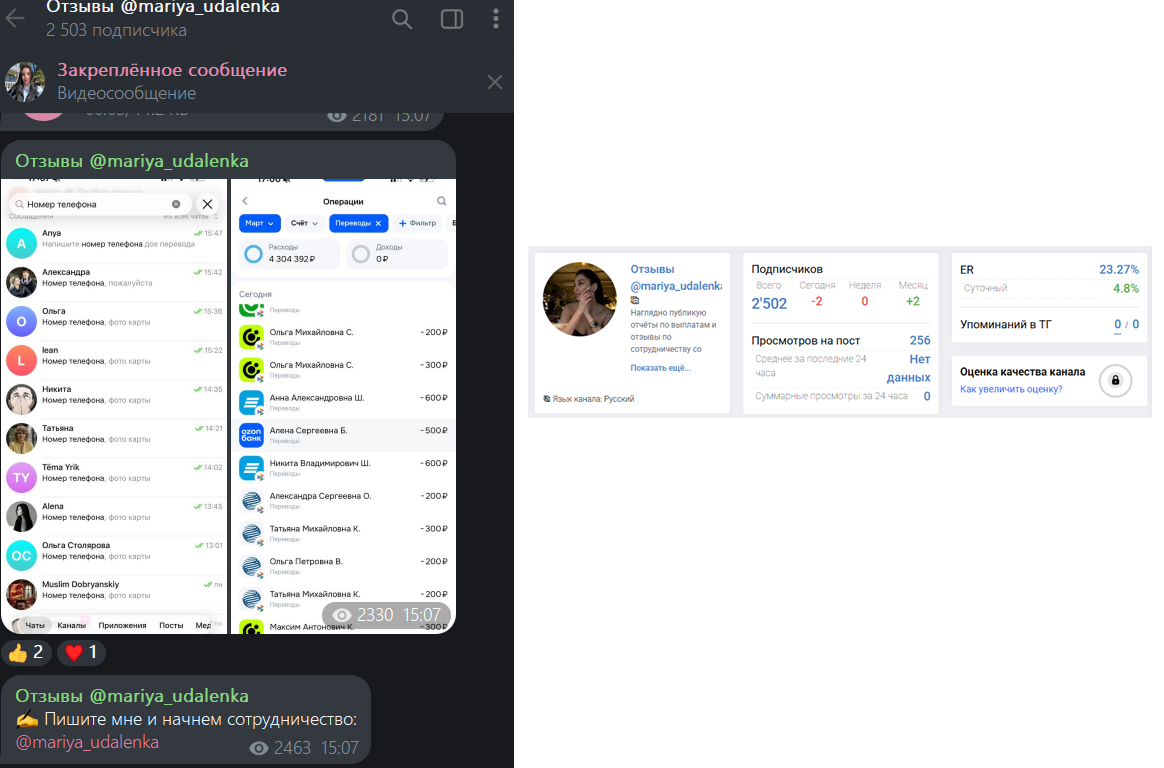 мария удаленка отзывы