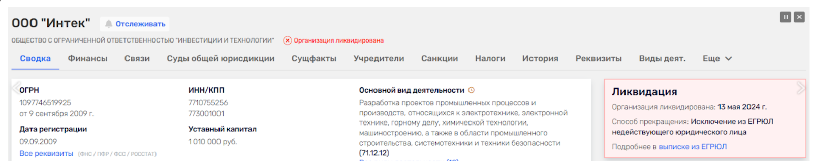 profitia me инвестиции