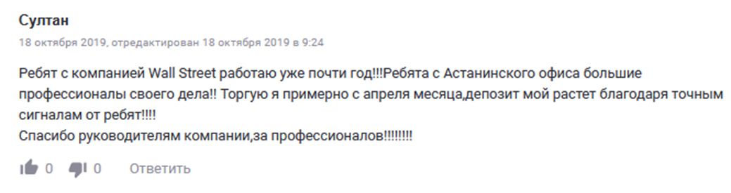 вол стрит инвест партнерс