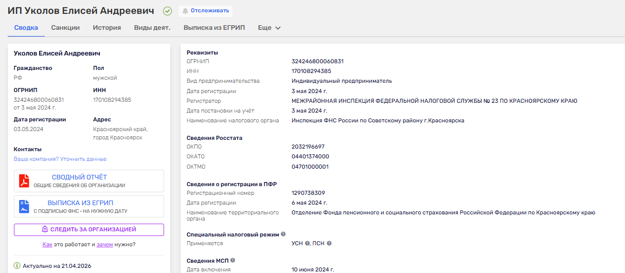 елисей уколов отзывы