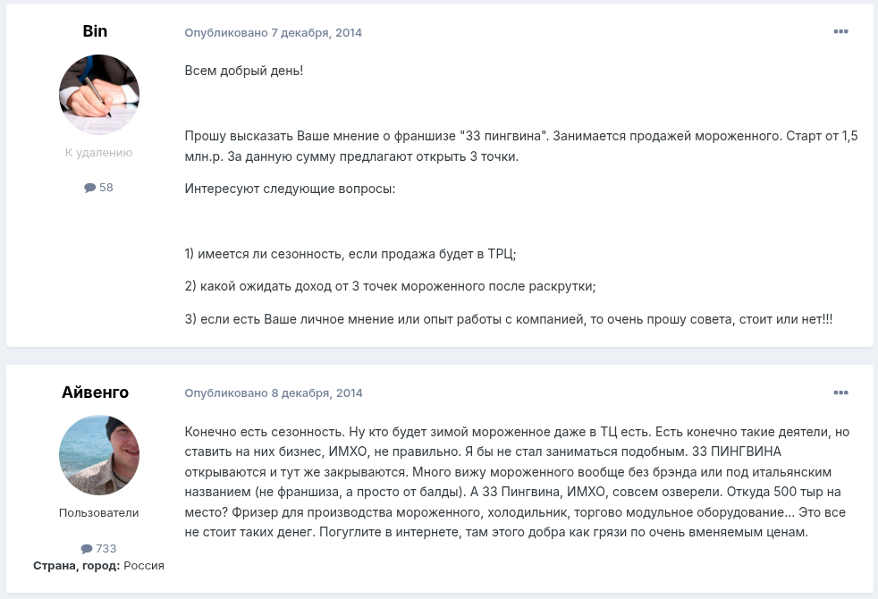 33 пингвина мороженое франшиза 33 пингвина мороженое франшиза