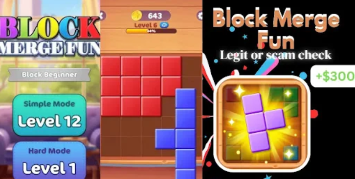 игра block merge fun