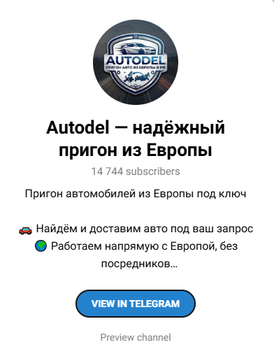 телеграмм канал dimaautodel отзывы
