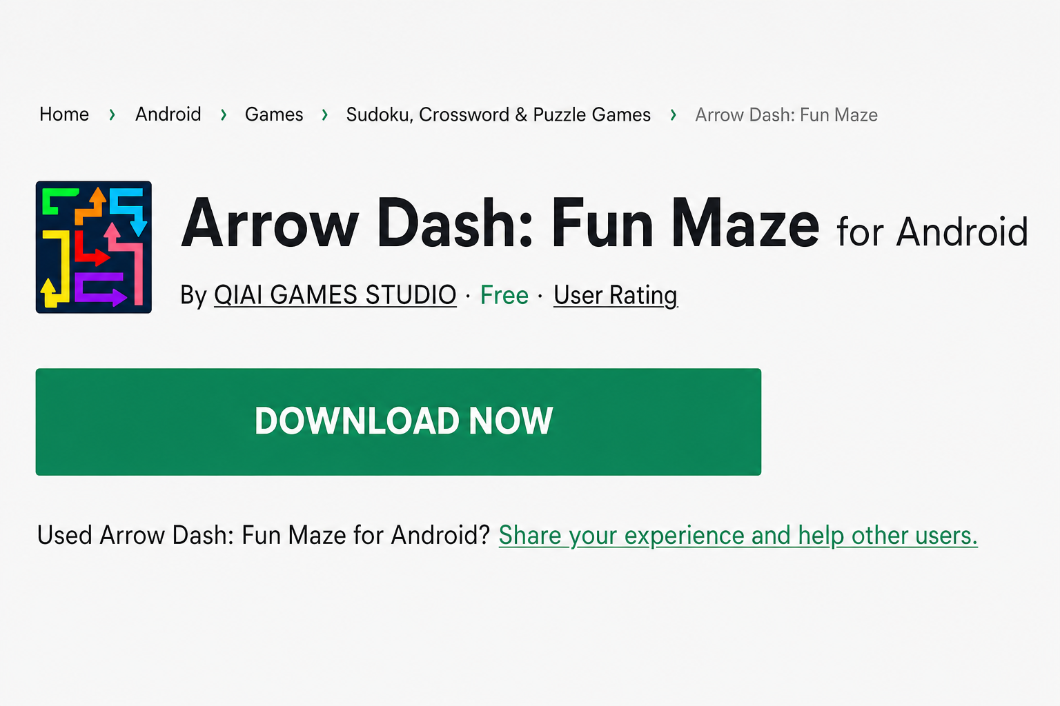 Arrow Dash Fun Maze
