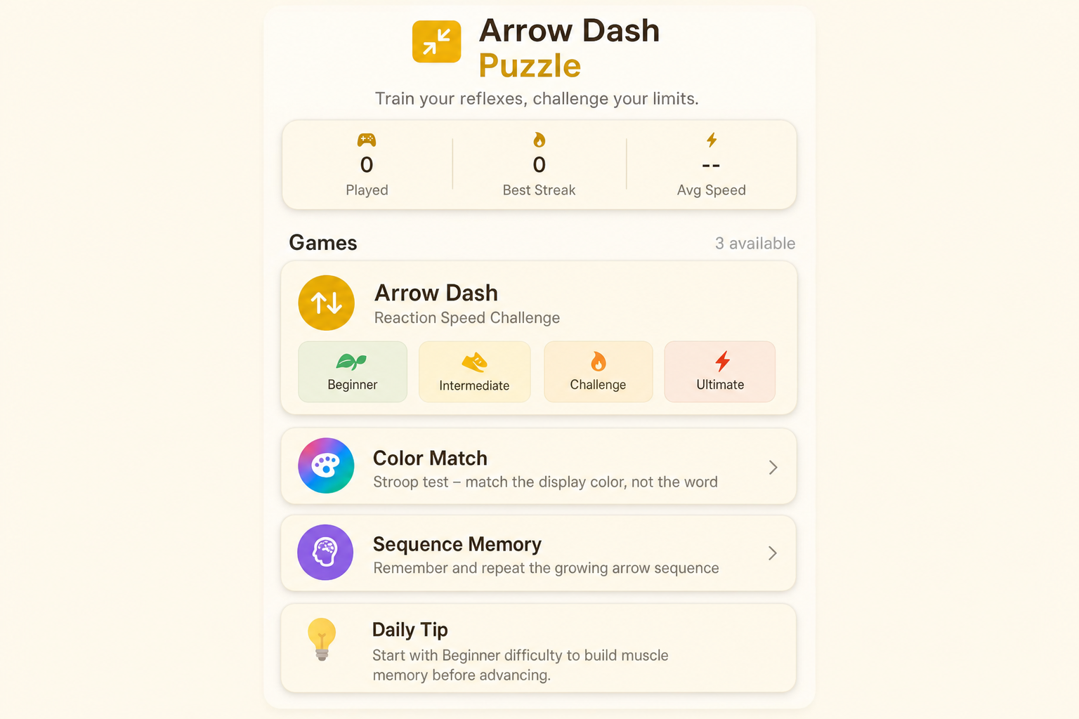Arrow Dash Puzzle