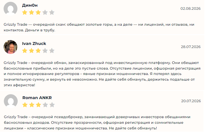 grizzly trade отзывы grizzly trade отзывы