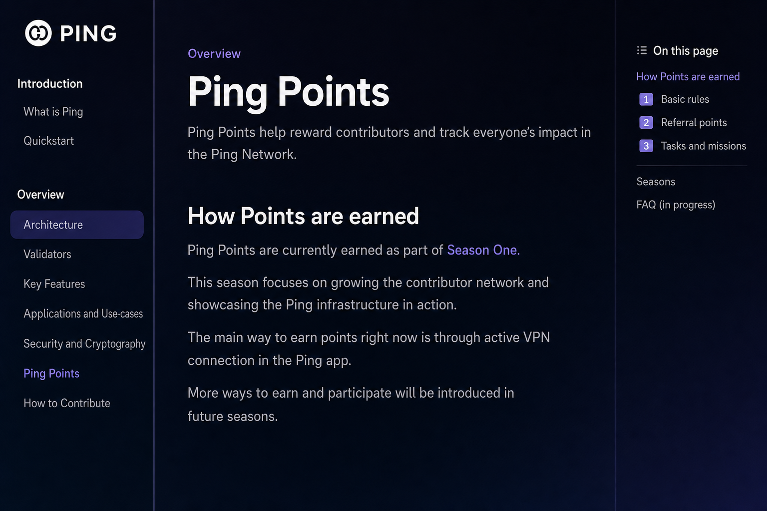 Ping Network Ping Network