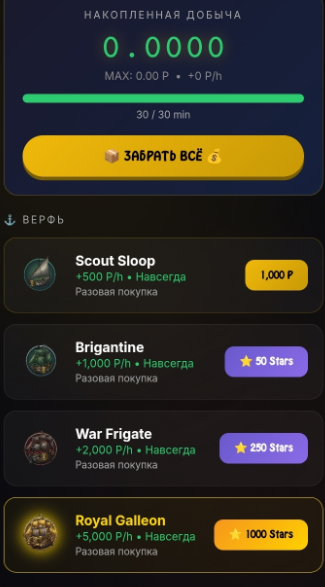 pirate network игра в телеграмме отзывы