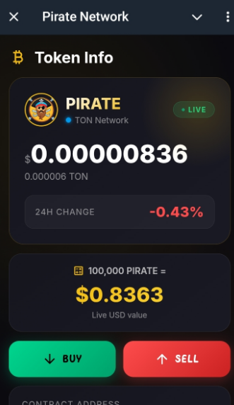 pirate network игра в телеграмме отзывы