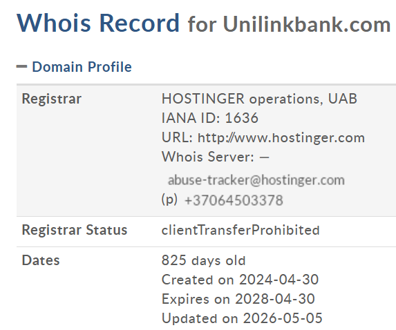 unilink bank отзывы
