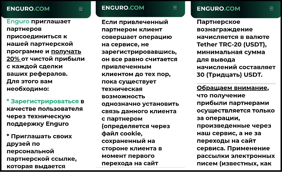 enguro com отзывы