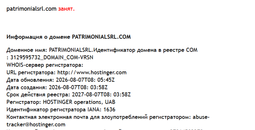 patrimonialsrl отзывы patrimonialsrl отзывы
