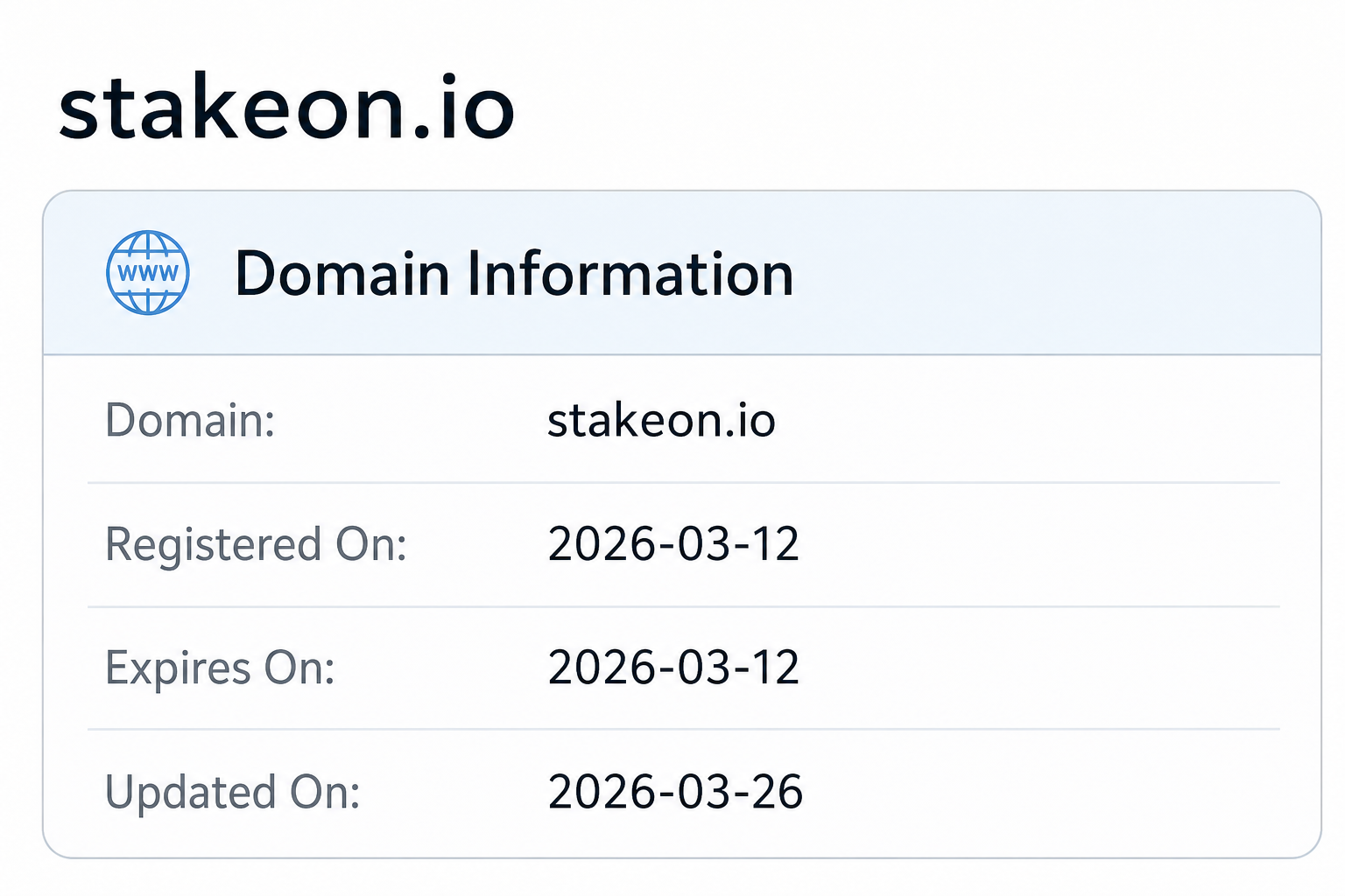 Stakeon Stakeon
